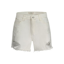 White Cotton Short Guess Jeans