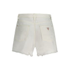 Guess Jeans White Cotton Women's Short