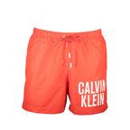 Calvin Klein Red Recycled Polyester Men's Swim Boxer