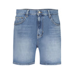 Tommy Hilfiger Blu Cotton Women Short
