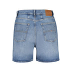 Tommy Hilfiger Blu Cotton Women Short