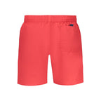 Norway 1963 Rosso Poliammide Men's Swim Boxer