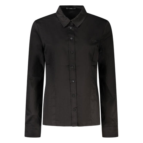 Black Cotton Shirt Guess Jeans