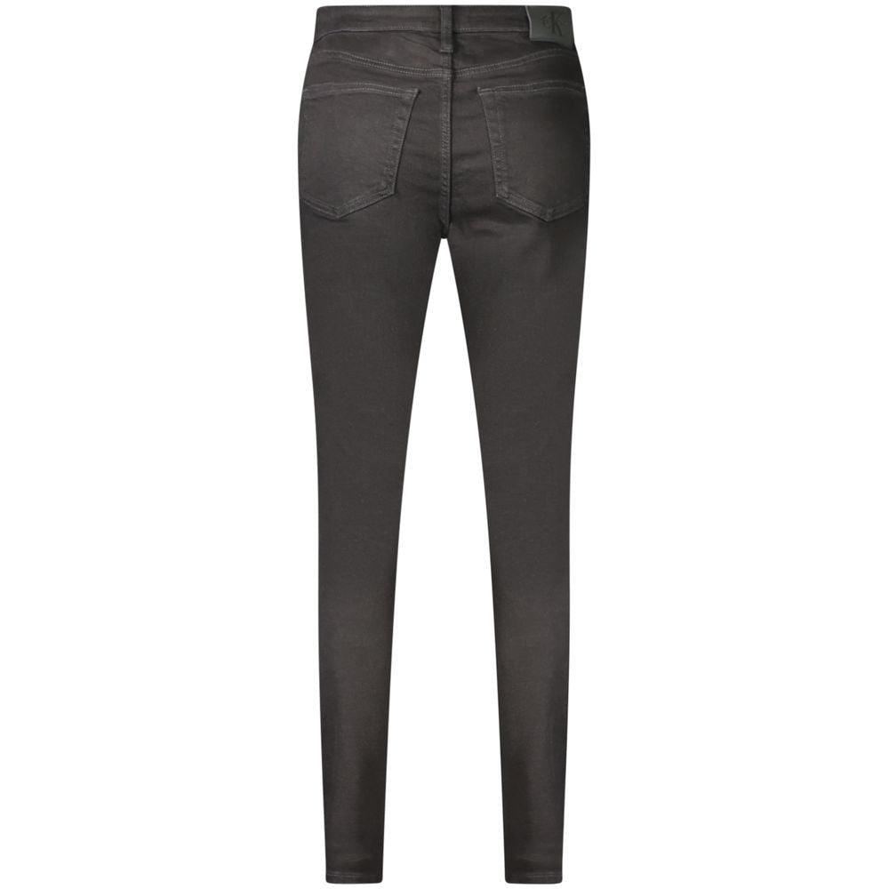 Calvin Klein Black Cotton Women Jeans