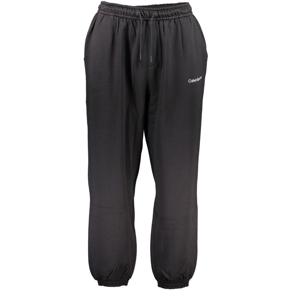 Calvin Klein Black Cotton Men's Sport Trouser