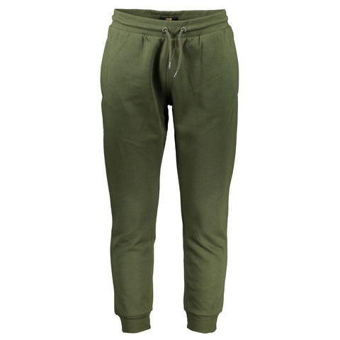 Green Cotton Pant Cavalli Class