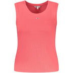 Tommy Hilfiger Pink Cotton Women Tank Top