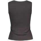 Tommy Hilfiger Black Cotton Women Tank Top