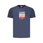 Tommy Hilfiger Blu Cotton Men T-Shirt