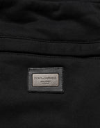 Dolce & Gabbana Black Cotton Jogger Sweatpants Trouser Pants