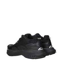 Versace Black Fabric Athletic Sneakers