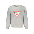 Guess Jeans Grigio Cotton Men's Sweatshirt