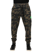 Dolce & Gabbana Multicolor Camouflage Cotton Men Jogger Pants