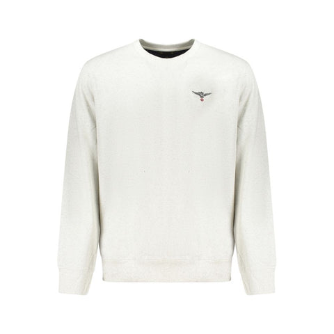 Accademia Militare Gray Recycled Cotton Men Sweater