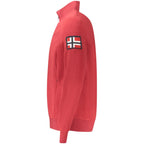 Norway 1963 Red Polyester Men Sweater