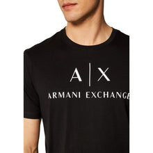 Armani Exchange Black Cotton T-Shirt