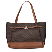 Michael Kors Brown Fabric Shoulder Bags