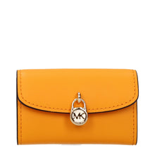 Michael Kors Orange Leather Wallets