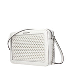 Michael Kors White Leather Crossbody Bag