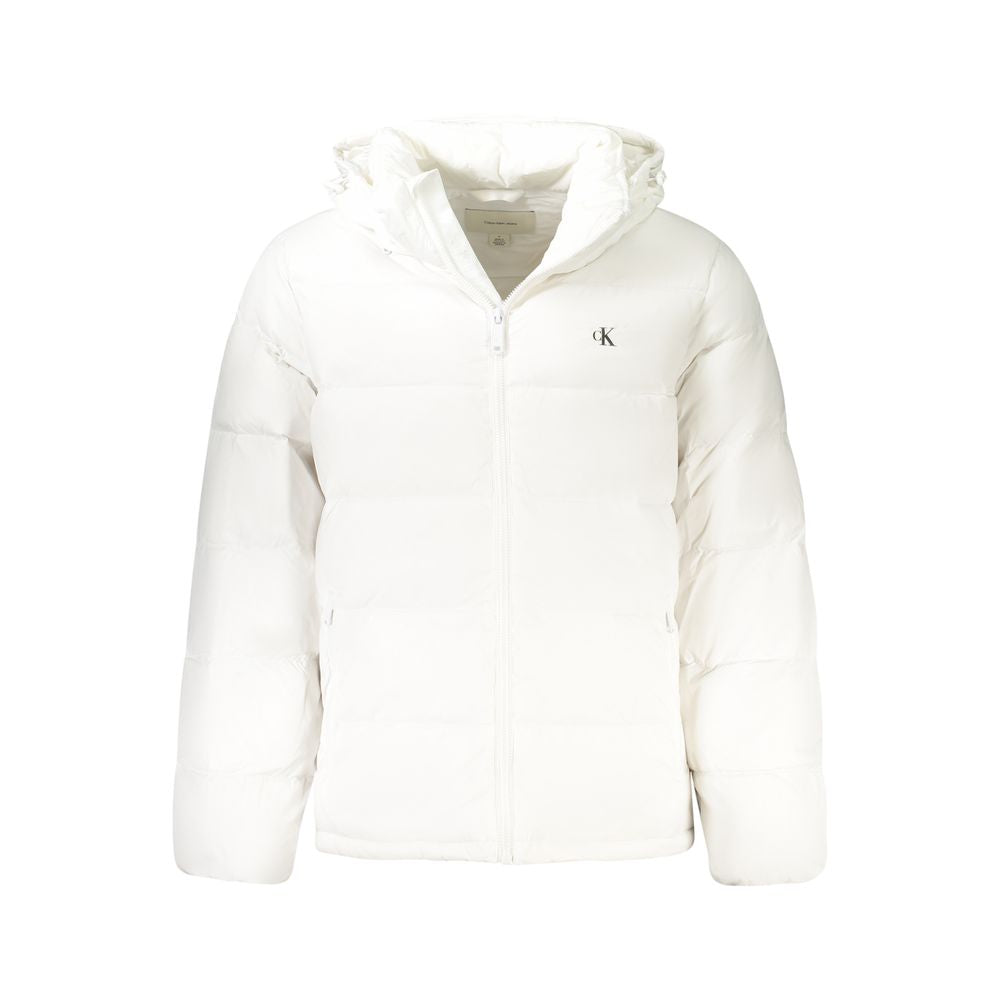 Calvin Klein White Nylon Men's Jacket