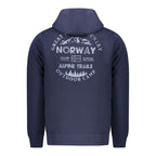 Norway 1963 Blue Cotton Men's Hoodie Sweatshirt