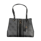 Guess Jeans Nero Poliuretano Women's Handbag