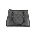 Guess Jeans Nero Poliuretano Women's Handbag