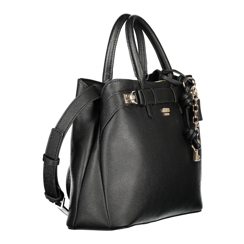 Guess Jeans Black Polyurethane Women's Handbag