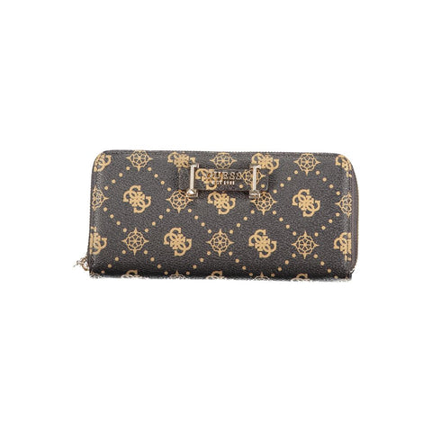 Guess Jeans Brown Polyethylene Wallet