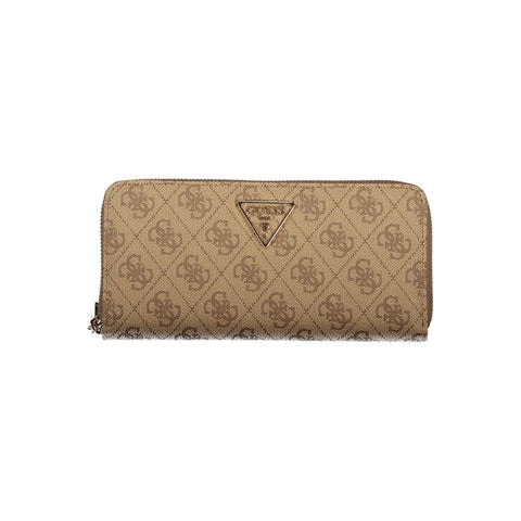 Guess Jeans Beige Polyethylene Wallet