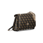 Guess Jeans Marrone Poliuretano Women Handbag