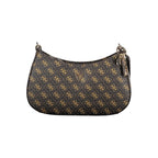 Guess Jeans Marrone Poliuretano Women Handbag