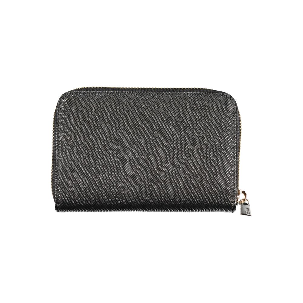 Guess Jeans Nero Poliuretano Women Wallet