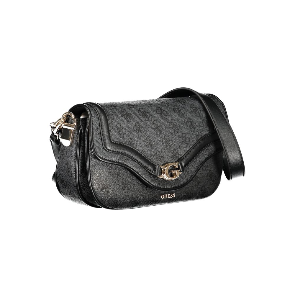 Guess Jeans Nero Poliuretano Women Bag