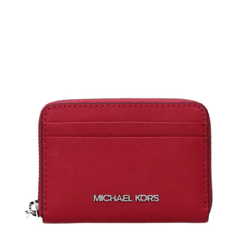 Michael Kors Red Leather Cardholders