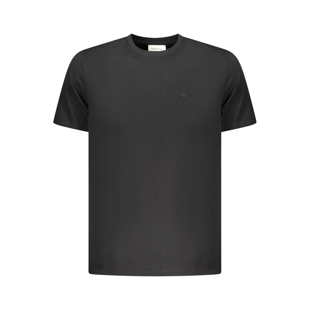 Calvin Klein Black Cotton Men T-Shirt