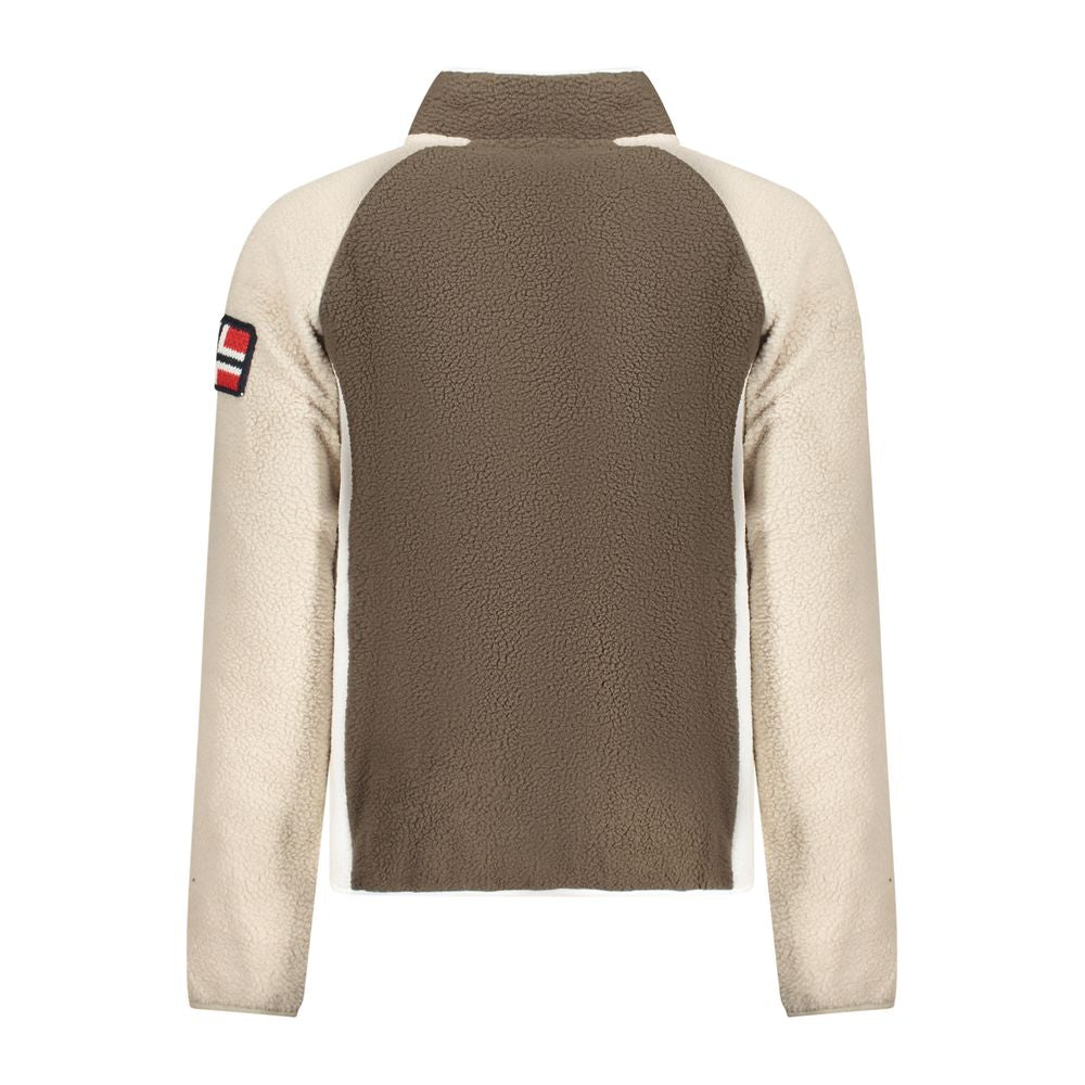 Norway 1963 Brown Polyester Men Sweater