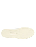 Dolce & Gabbana White Leather Heart Embellished Sneakers Shoes