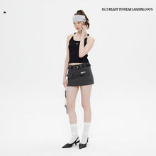 Fitted Knit Sleeveless Top Activewear Base Layer Tee