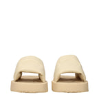 Burberry Beige Leather Slippers