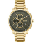Hugo Boss Gold Stainless Steel Dress Watch