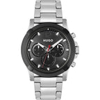 Hugo Boss Gray Stainless Steel Dress Watch