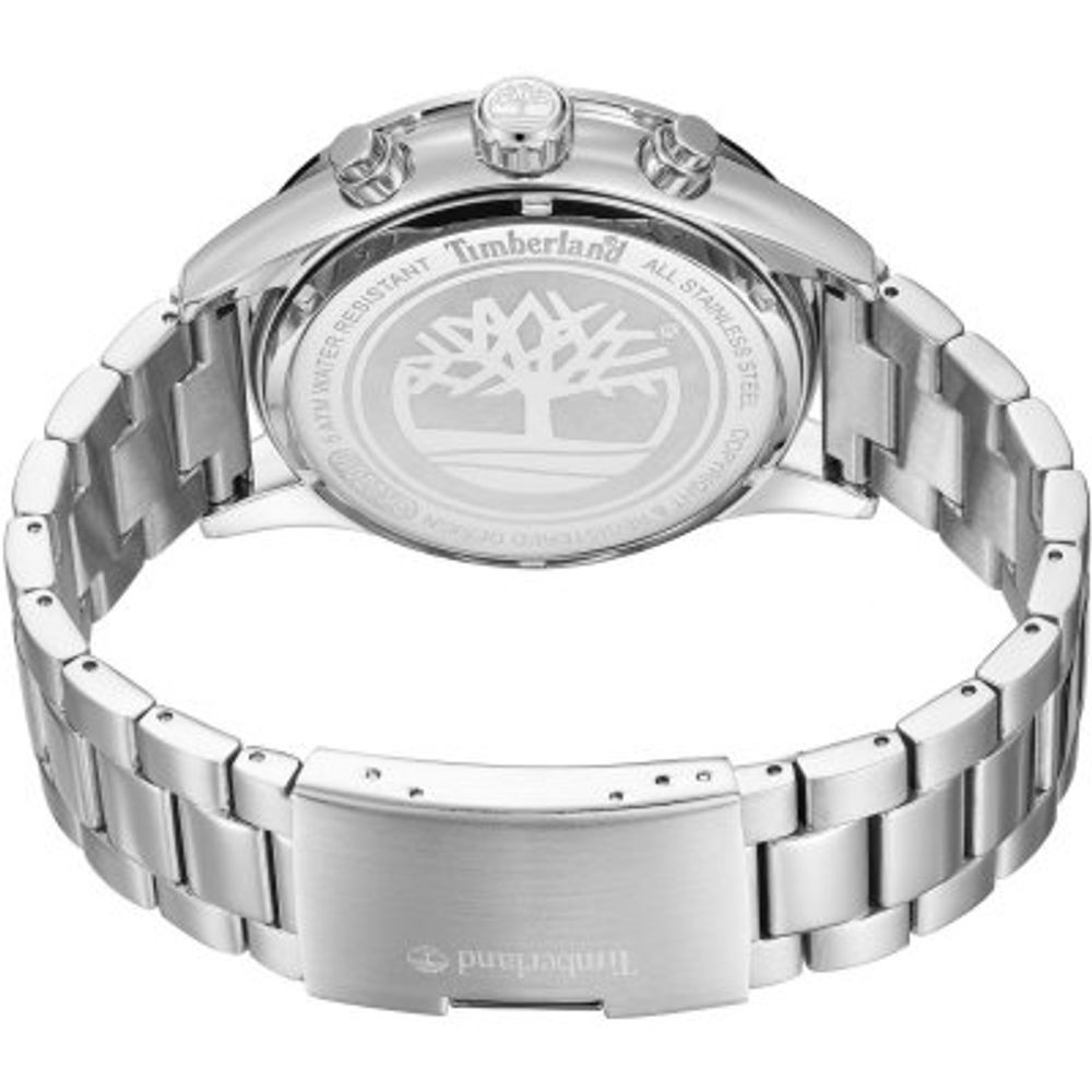 Timberland Gray Stainless Steel Dress Watch