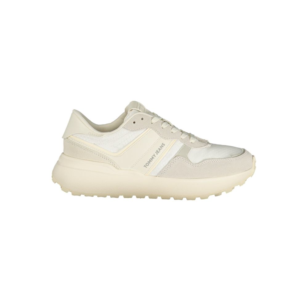 Tommy Hilfiger White Recycled Polyester Women Sneaker