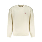 Calvin Klein White Cotton Men Sweater