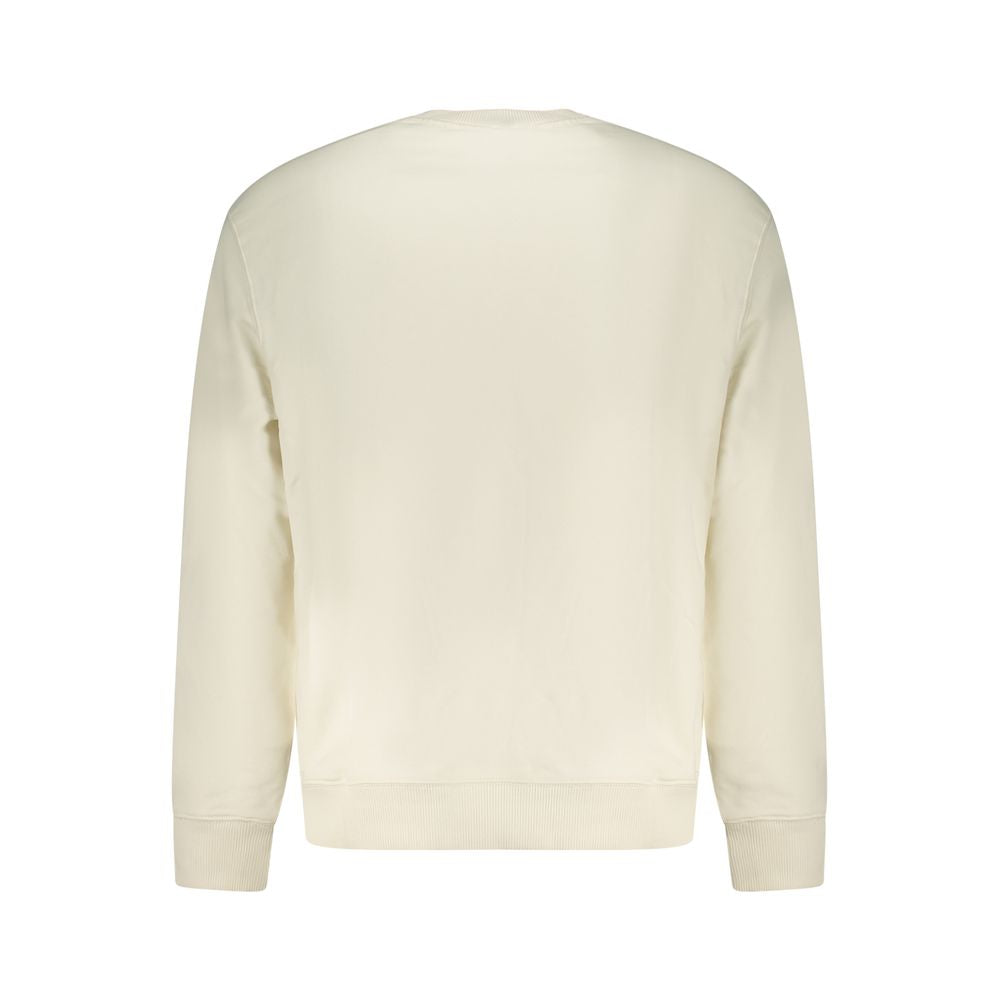 Calvin Klein White Cotton Men Sweater