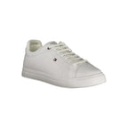 Tommy Hilfiger White Leather Men Sneaker