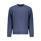 Hugo Boss Blue Cotton Men Sweater