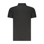 Calvin Klein Black Cotton Men Polo Shirt