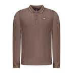Norway 1963 Brown Cotton Men Polo Shirt